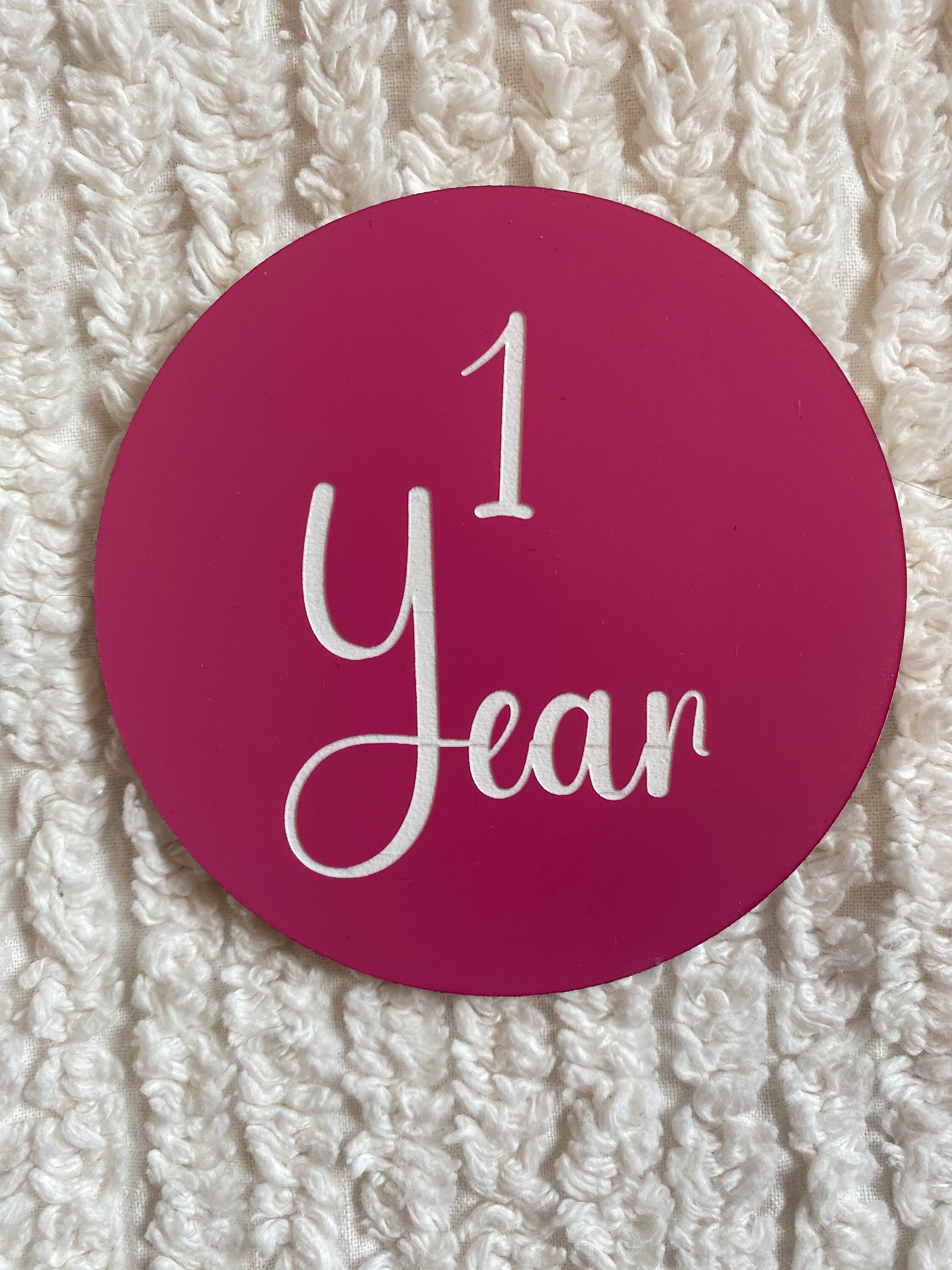 Baby Milestone Photo Prop