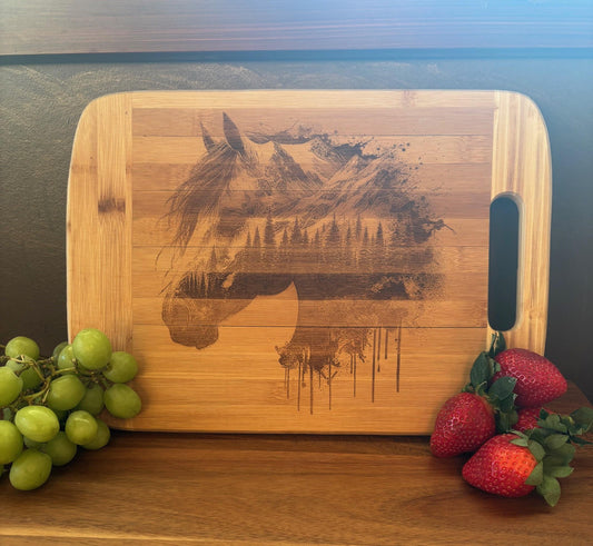 Engraved Bamboo Cutting Board