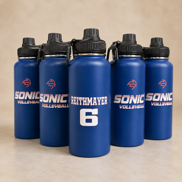 Personalized 32 oz Stainless Steel Water Bottle | Custom Laser Engraved or UV Printed