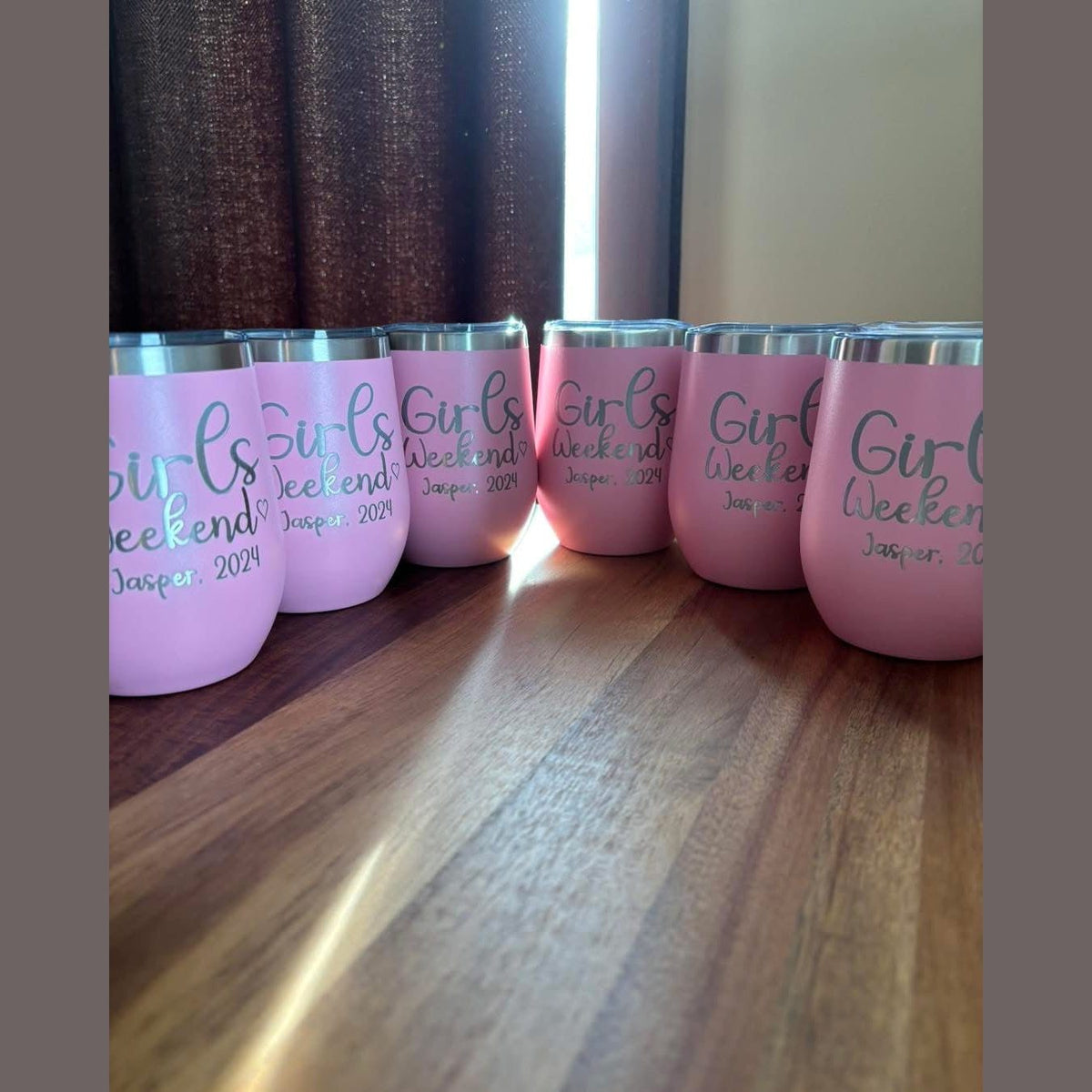 Personalized 12 oz Stainless Steel Wine Tumbler