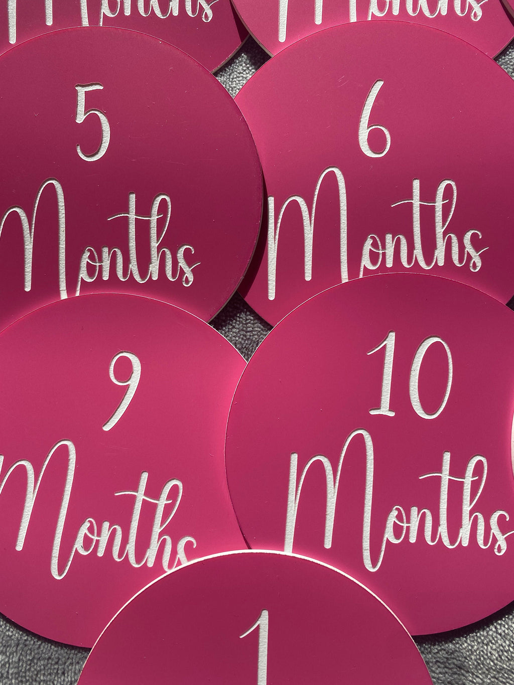 Baby Milestone Photo Prop