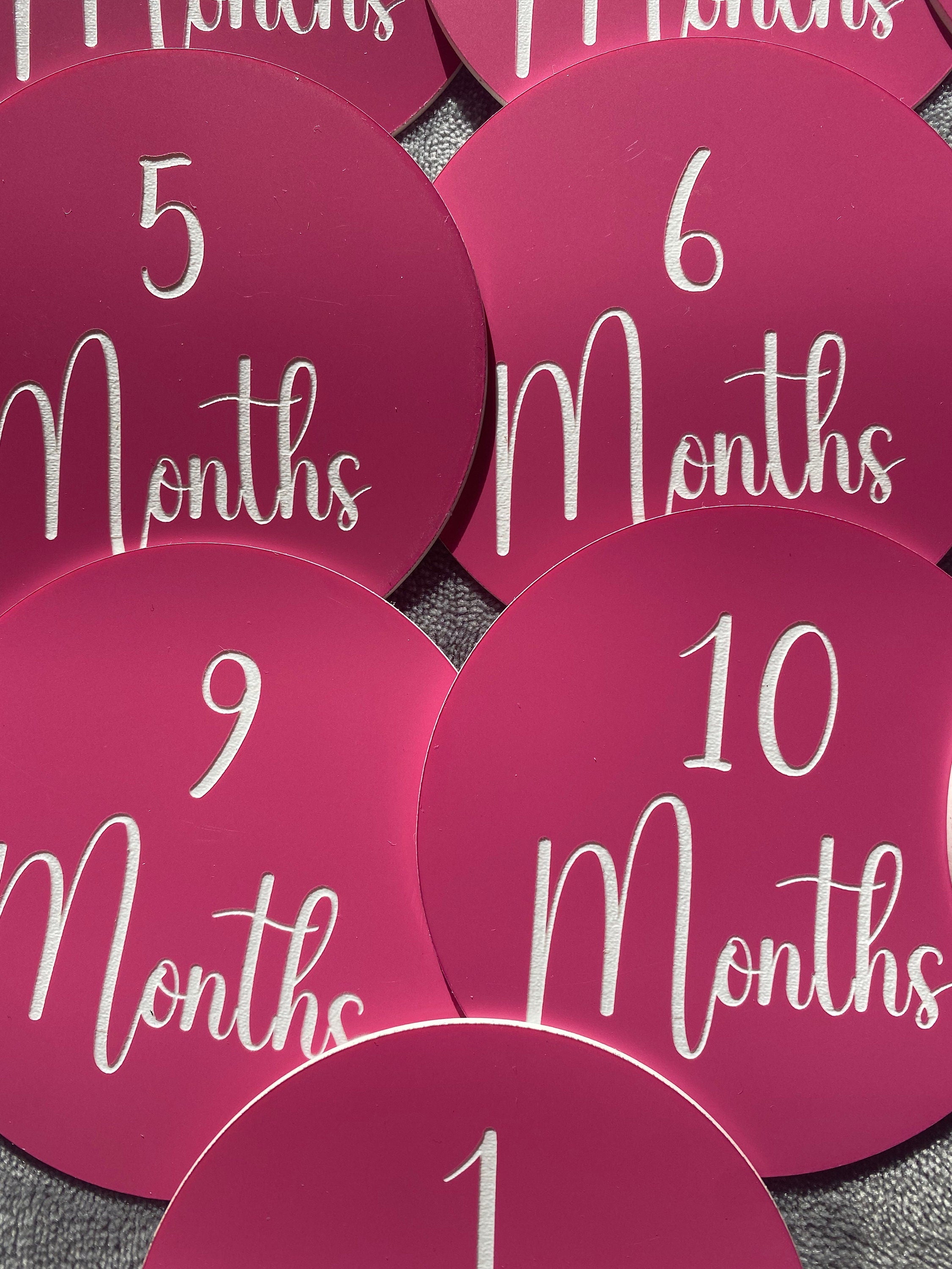 Baby Milestone Photo Prop