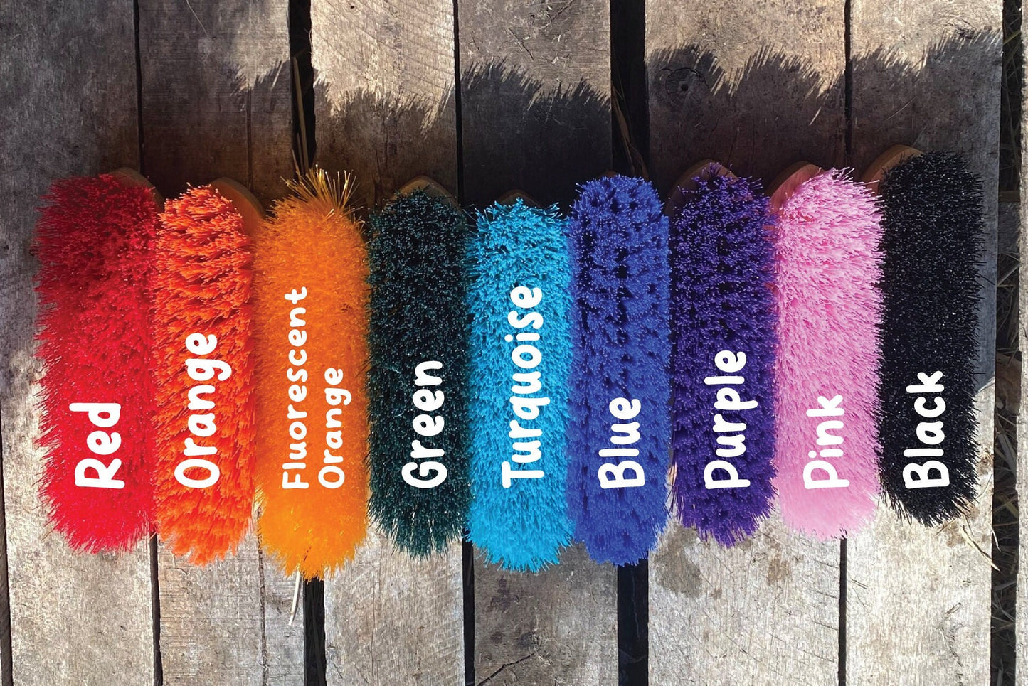 Photo Engraved Horse Brush