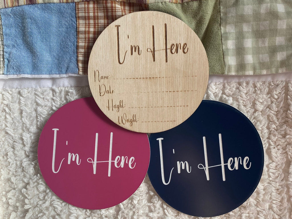 Baby Milestone Photo Prop