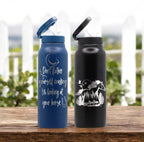 Water Bottle with Phone Holder