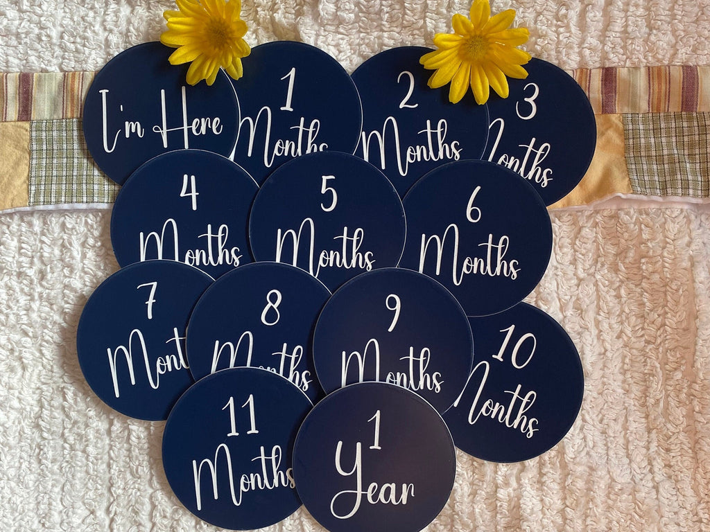 Baby Milestone Photo Prop