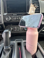 Water Bottle with Phone Holder