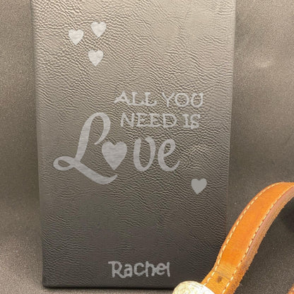 Personalized Leatherette notebooks Book