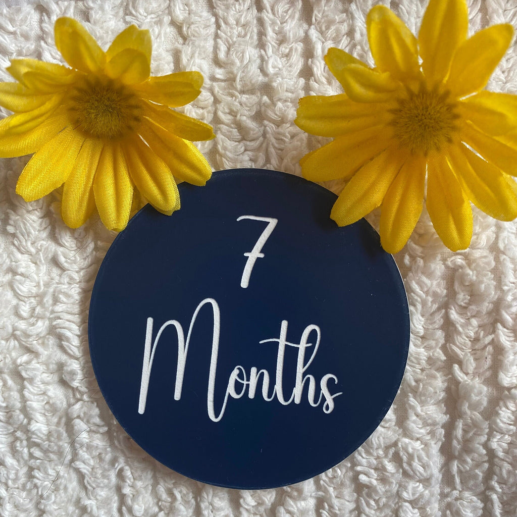 Baby Milestone Photo Prop