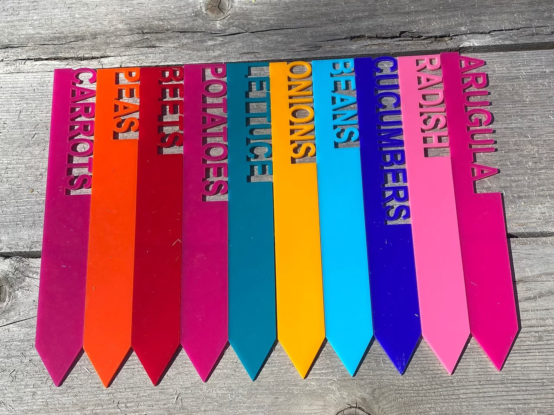 Acrylic Garden Markers