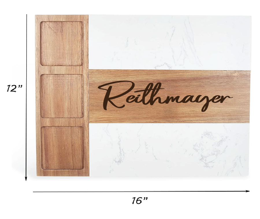 Marble Charcuterie Baoard & Bowl Set