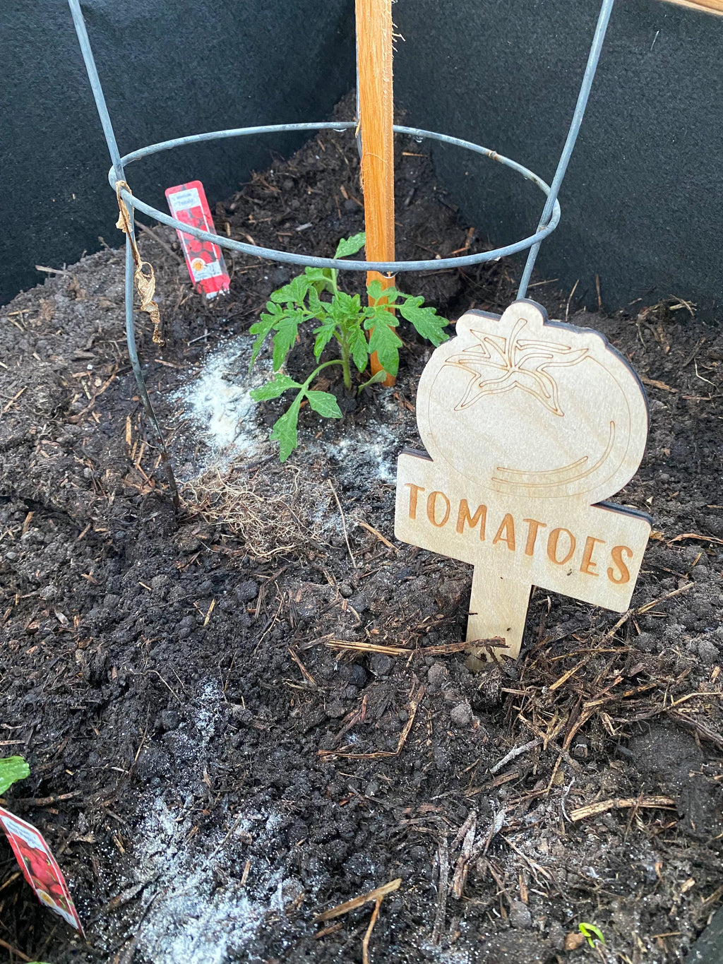Wood Garden Row Markers
