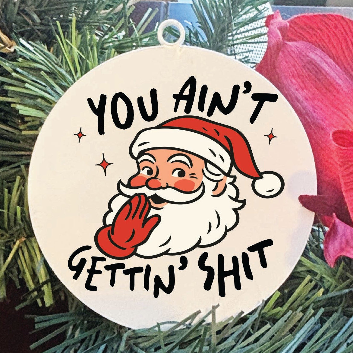 4-inch acrylic [ornament name] Christmas ornament