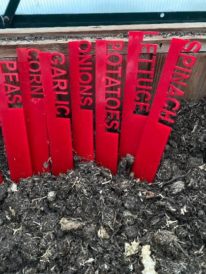 Acrylic Garden Markers