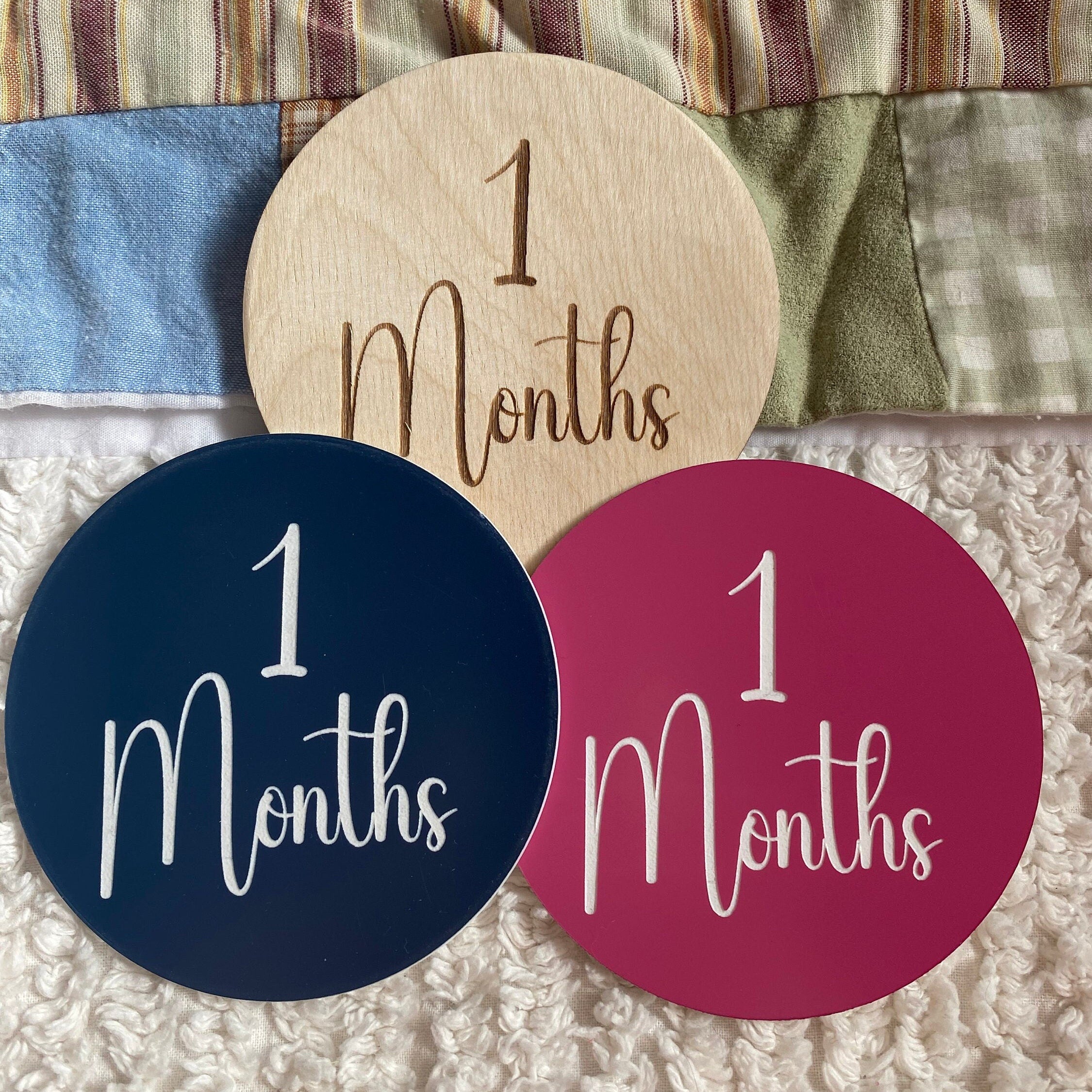 Baby Milestone Photo Prop