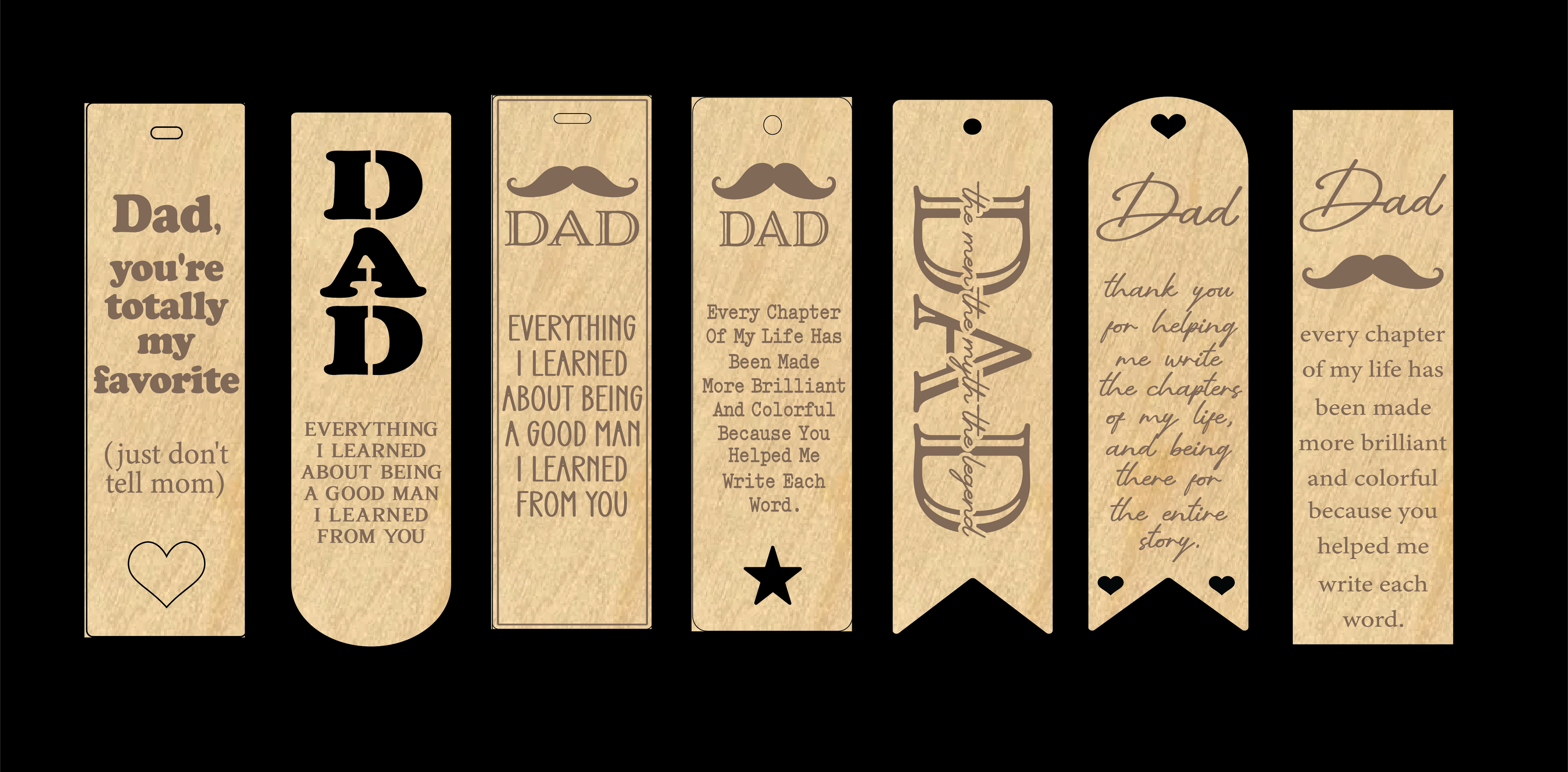 Bookmarks for Dad