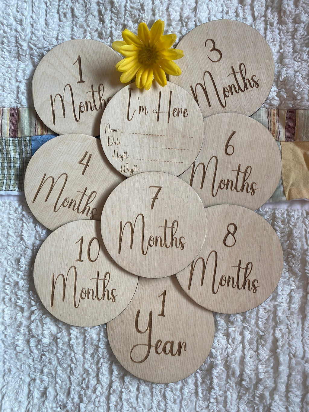 Baby Milestone Photo Prop