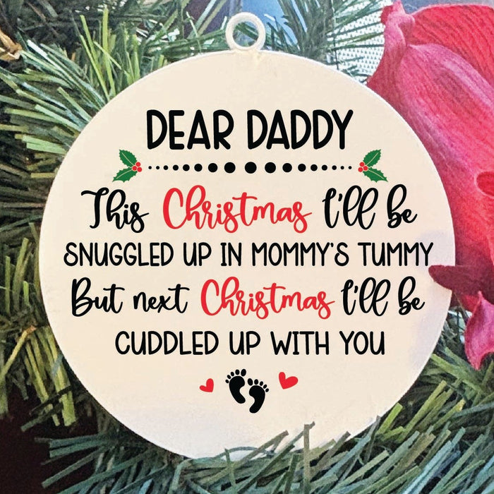 4-inch acrylic [ornament name] Christmas ornament