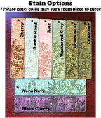 Engraved Leather or Wood Bookmarks