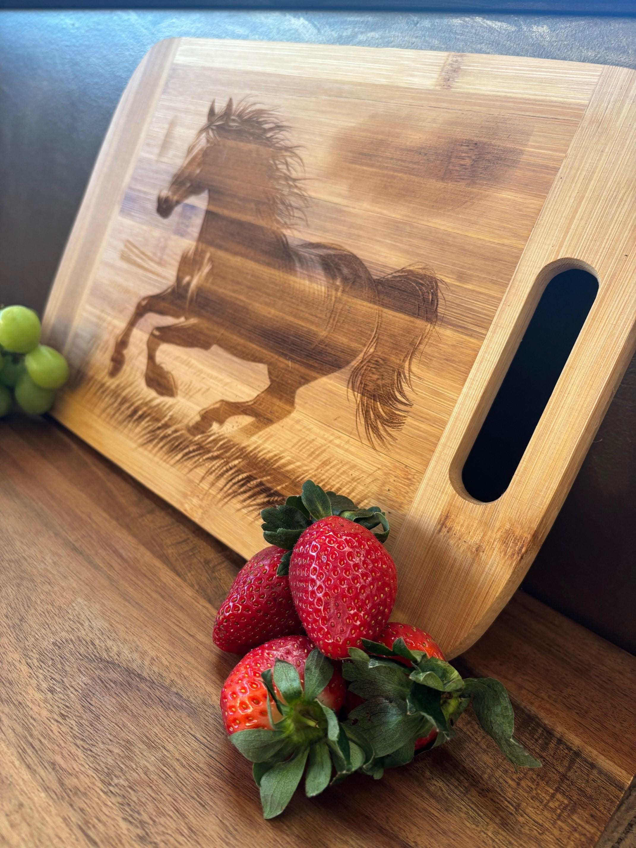 Engraved Bamboo Cutting Board