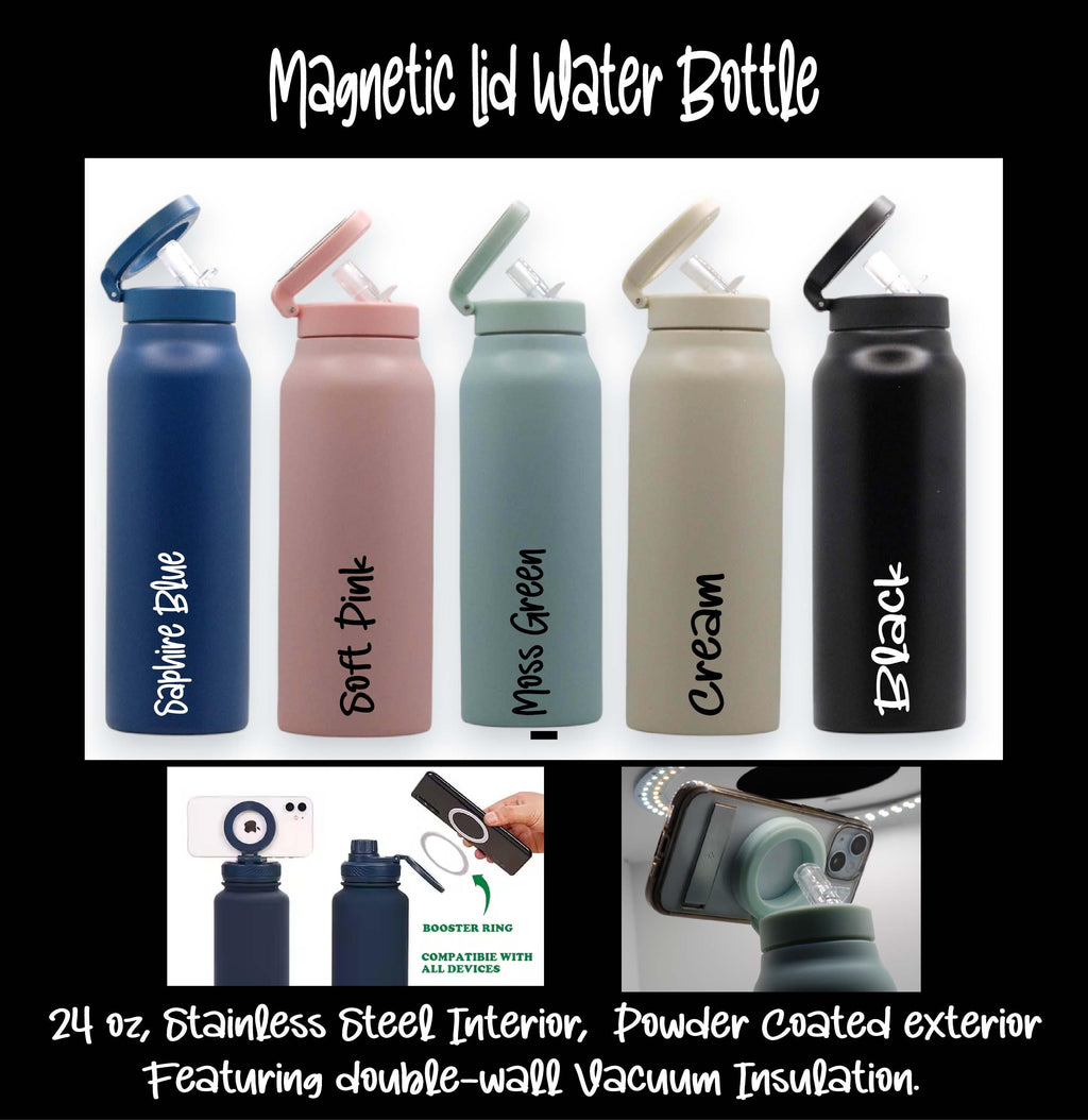 Water Bottle with Phone Holder