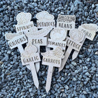 Wood Garden Row Markers