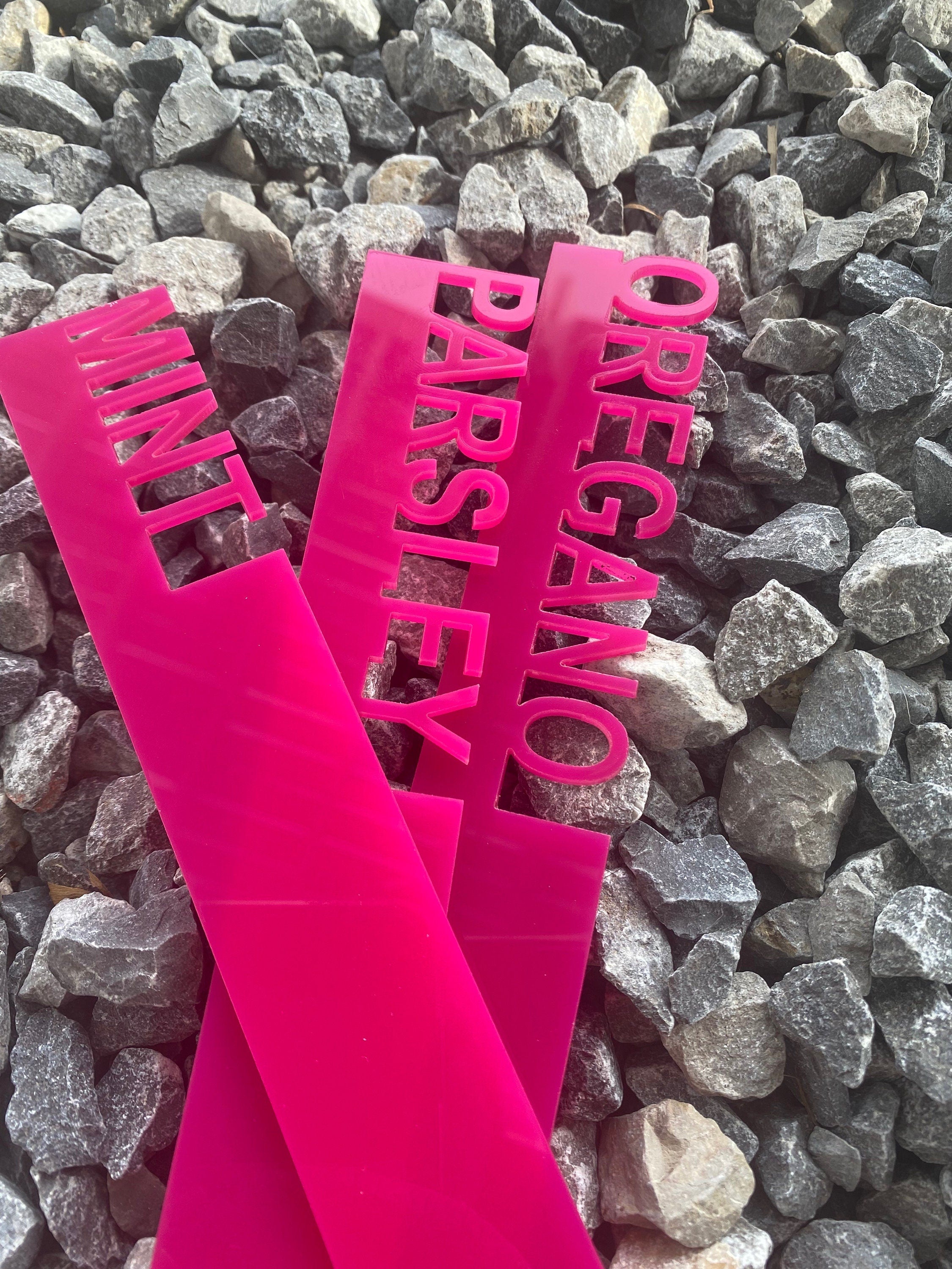 Acrylic Garden Markers