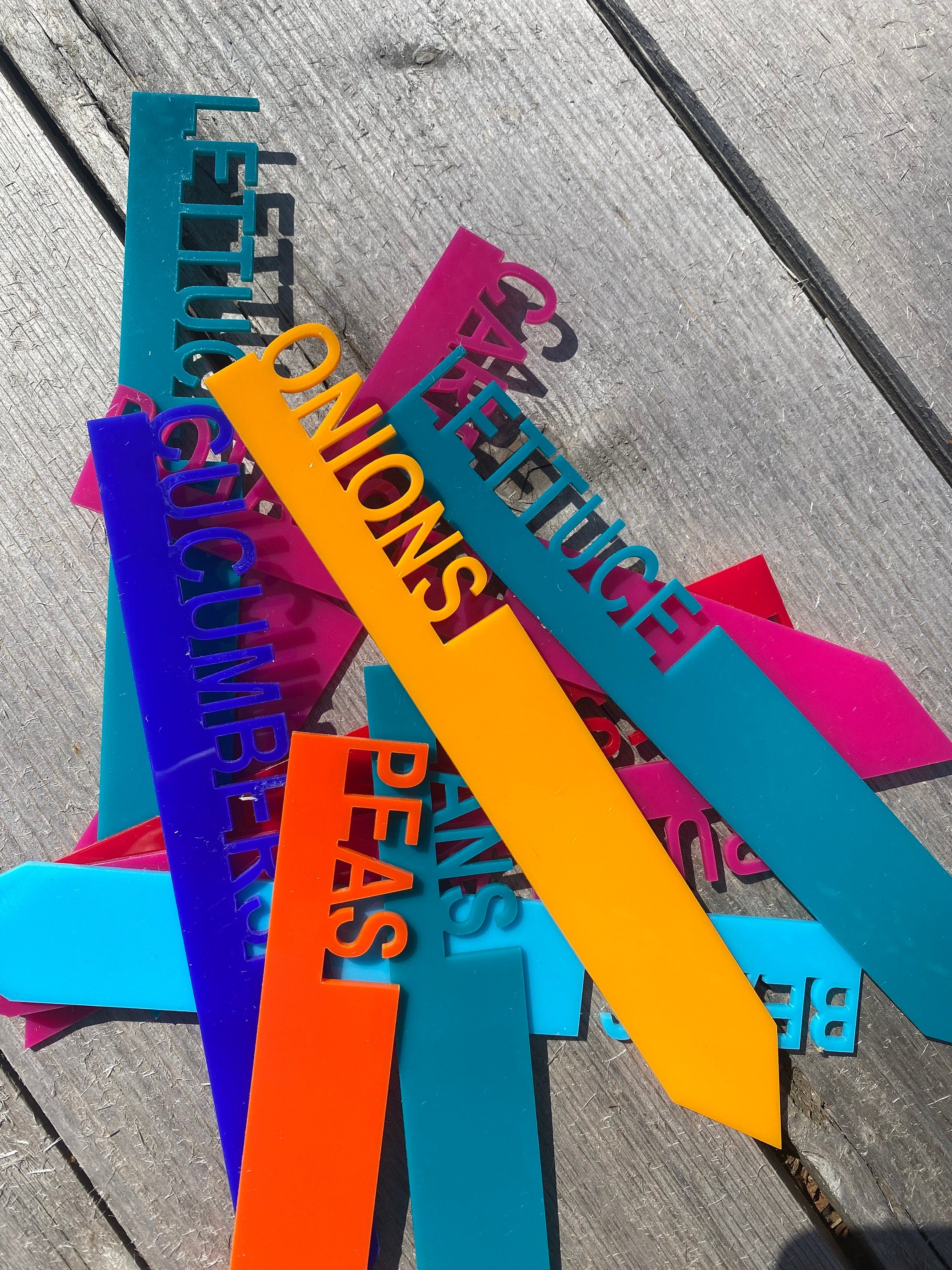 Acrylic Garden Markers
