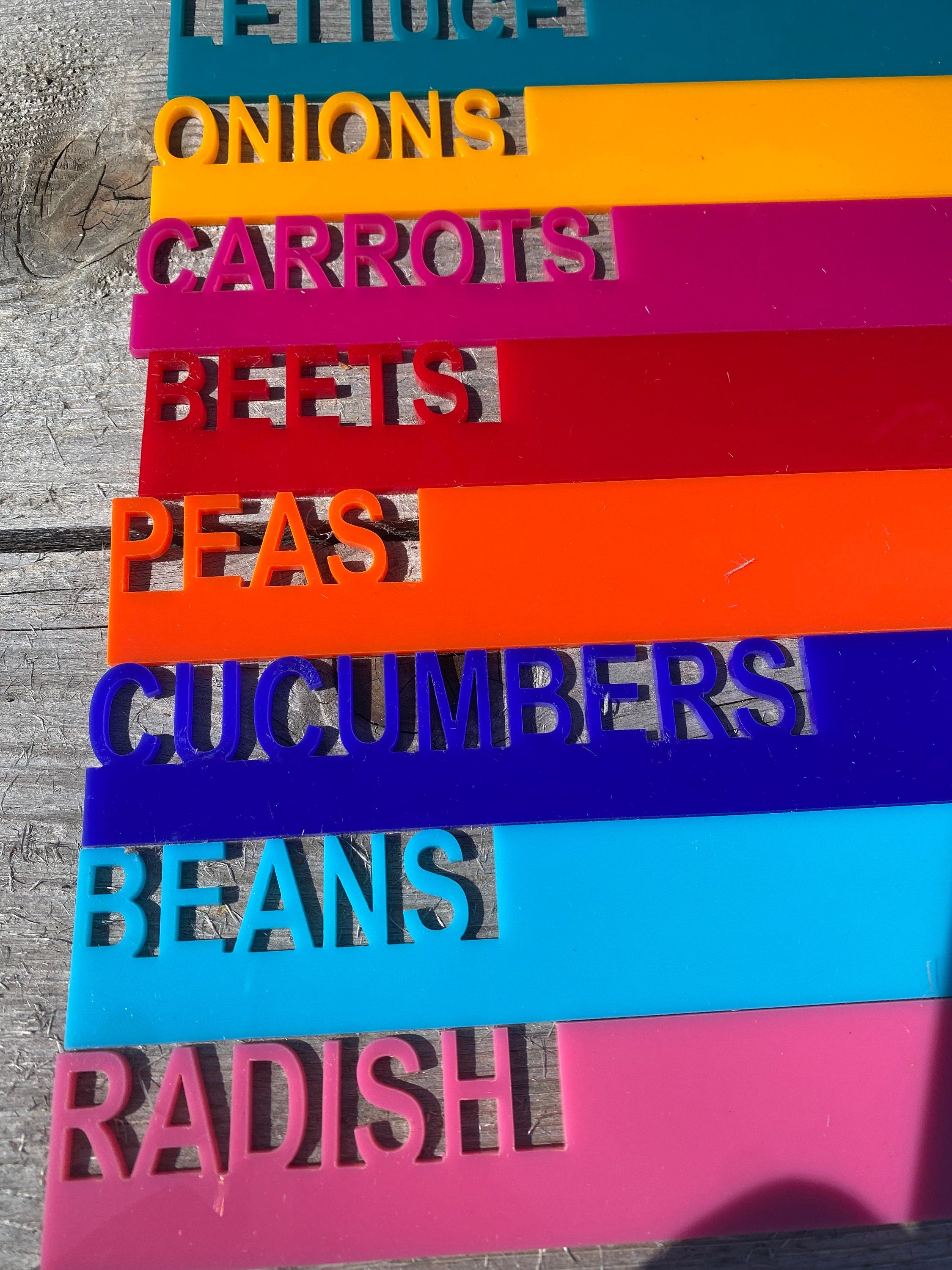 Acrylic Garden Markers