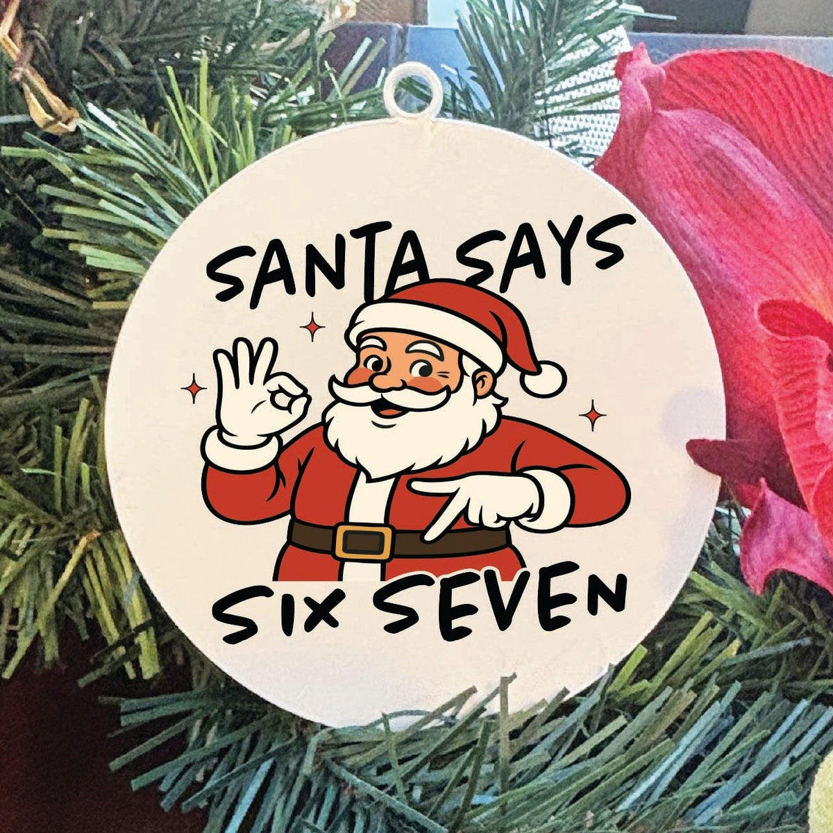 4-inch acrylic [ornament name] Christmas ornament