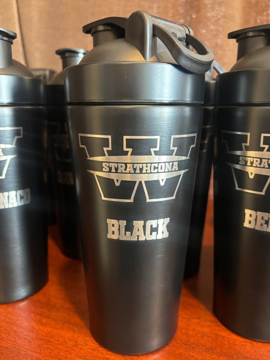 Engraved corporate drinkware