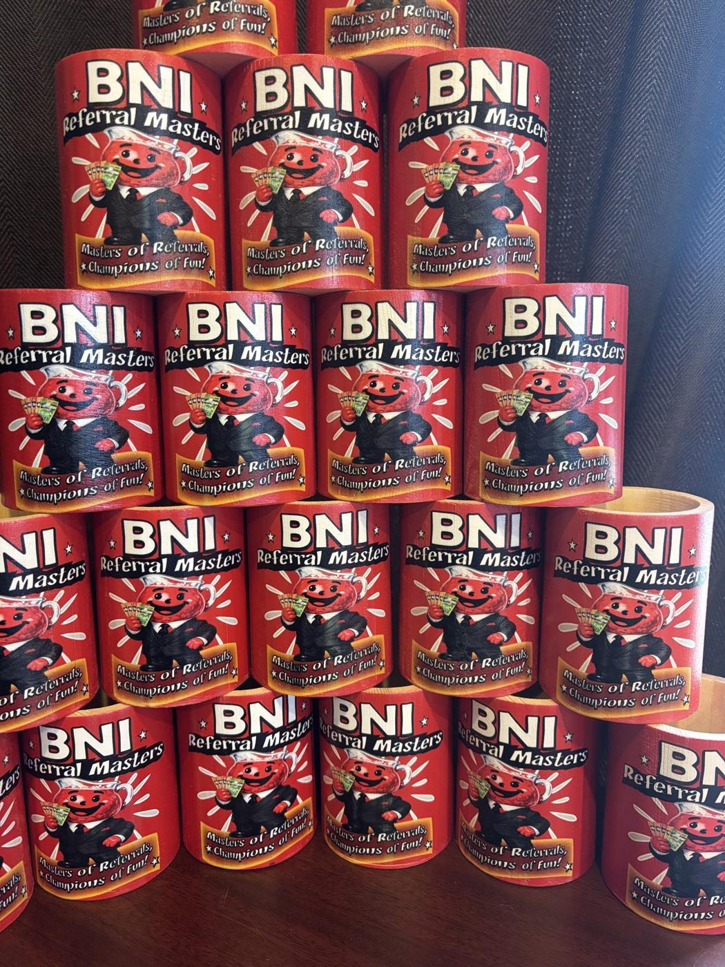 BNI corporate event branded items